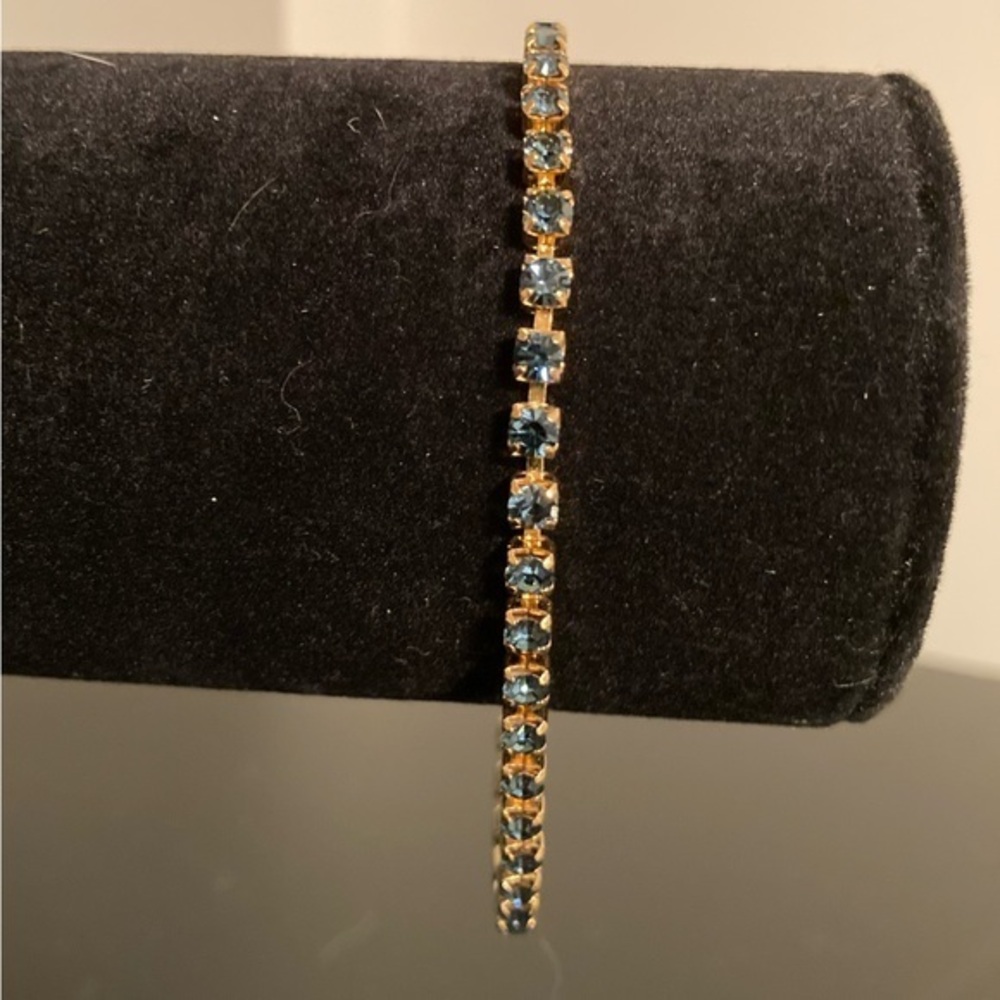 Golden and blue bracelet